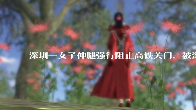 深圳一女子伸腿强行阻止高铁关门，被深圳铁路警方行政拘留，阻挡列车关门有哪些隐患？女子将面临哪些处罚？